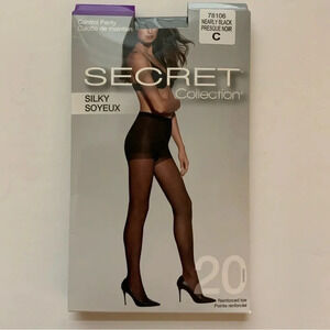 3/$25 SECRET Silky Control Sheer Tights
